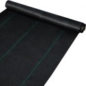 6,5ftx300ft Premium Weed Barrier Fabric Heavy Duty 3,2 oz, vævet ukrudtsbekæmpelse, høj permeabilitet god til blomsterbed,