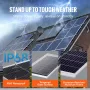 200W Monocrystalline Solar Panel Kit, 2PCS Monocrystalline Solar Panels + Charge Controller, 23% High-Efficiency Monocrystalline