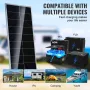 100W Monocrystalline Solar Panel Kit, 12V Monocrystalline Solar Panel + Charge Controller, 23% High-Efficiency Monocrystalline P