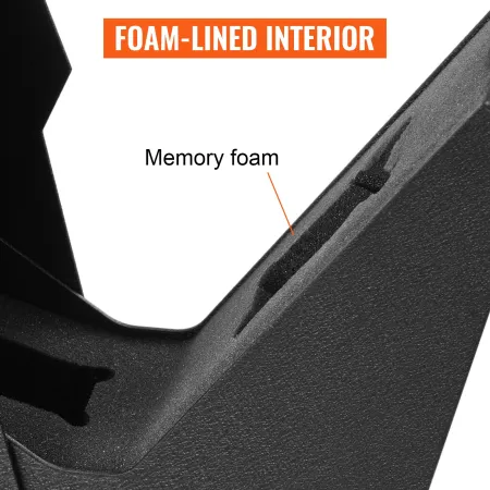 Rubber Curb Ramp 2 Pack, 6" Rise Height Heavy-Duty 33069 lbs/15 T Capacity Threshold Ramps, Driveway Ramps with Stable Grid