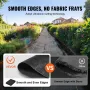 Weed Barrier Landscape Fabric, 4*50FT Heavy Duty Garden Weed Fabric, Woven PP Weed Control Fabric, Driveway Fabric, Geotextile F
