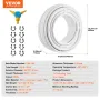 Pex-al-Pex-rør, 164 ft, 0,79 '' Diameter aluminiumsplastisk