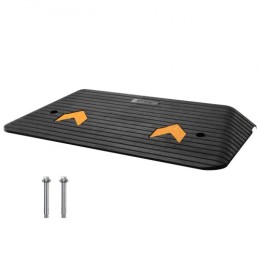 Upgraded Rubber Threshold Ramp, 3" Rise Door Ramp with 1 Channel, Natural Rubber Car Ramp with Non-Slip Textured Surface, 33069