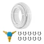 PEX-AL-PEX Tube, 164 ft, 0.79'' Diameter Aluminum-Plastic Composite Pipe Oxygen Barrier Radiant Floor PEX Pipe, 0.08'' Thickness
