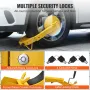 Wheel Lock Clamp, 2-Pack Trailer Wheel Lock, Heavy-Duty Anti Theft Tire Lock, Adjustable Tire Boot Lock Tire Claw, Trailer Wheel