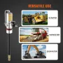 Grease Pump, 50:1 Pressure Ratio Air Operated Grease Pump with 13 ft High Pressure Hose and Grease Gun, Pneumatic Grease Pump, P