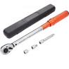 Torque Wrench, 1/2-inch Drive Click Torque Wrench 10-150ft.lb/14-204n.m, Dual-Direction Adjustable Torque Wrench Set,