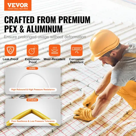 Pex-al-PEX-rør, 328ft, 5/8 '' Diameter Aluminium-plastisk