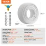Pex-al-PEX-rør, 328ft, 5/8 '' Diameter Aluminium-plastisk