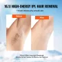 Laser Hair Removal, IPL Permanent Hair Removal with Ice Cooling System for Women Men, Auto/Manual Modes & 5 Levels, Painless At-