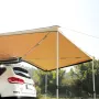 Vehicle Awning 270 Degree, 8.2' Height Retractable Car Side Awning, PU3000mm UV50+ Car Awning with Waterproof Storage Bag, Suita
