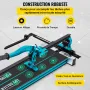 47 Inch Tile Cutter Single Rail Double Brackets Manual Tile Cutter 3/5 in Cap with Precise Laser Manual Tile Cutter Tools for Pr