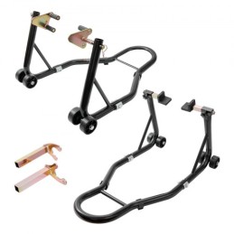 Motorcycle Stand Lift, 0.39 Tons Front Rear Combo Stand Lift Stand, Front and Rear Wheel Fork Stand, U+L Fork Swingarm Spool,