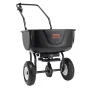 Spreder, 60 lb walk-behind græsspreder med 8" hjul