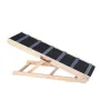 Dog Ramp, Folding Pet Ramp for Bed, Adjustable Dog Ramp for Small, Large, Old Dogs & Cats, Wooden Pet Ramp with 105 cm Long Ramp
