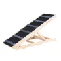 Dog Ramp, Folding Pet Ramp for Bed, Adjustable Dog Ramp for Small, Large, Old Dogs & Cats, Wooden Pet Ramp with 105 cm Long Ramp