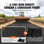 Driveway Fabric, 1 x 50 m Non Woven Geotextile Fabric for Landscaping, Heavy Duty Garden Weed Barrier Fabric, 125.6 g Landscape 