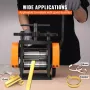 Rolling Mill, 1.77"/45 mm Jewelry Rolling Mill Machine, 1: 2.4 Gear Ratio, 3-in-1 Multi-function Rolling Mill, 0-6 mm Press Thic