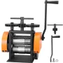 Rolling Mill, 1.77"/45 mm Jewelry Rolling Mill Machine, 1: 2.4 Gear Ratio, 3-in-1 Multi-function Rolling Mill, 0-6 mm Press Thic