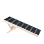 Dog Ramp, Folding Pet Ramp for Bed, Adjustable Dog Ramp for Small, Large, Old Dogs & Cats, Wooden Pet Ramp with 100 cm Long Ramp