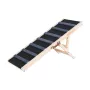 Dog Ramp, Folding Pet Ramp for Bed, Adjustable Dog Ramp for Small, Large, Old Dogs & Cats, Wooden Pet Ramp with 100 cm Long Ramp