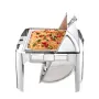Rulle Top Chafing Dish Buffet Komplet sæt, 8 QT Rustfrit stål