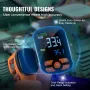 Infrared Thermometer, -40~2732°F Dual Laser Temperature Gun Non-Contact, Handheld IR Heat Temperature Gun with Adjustable Emissi
