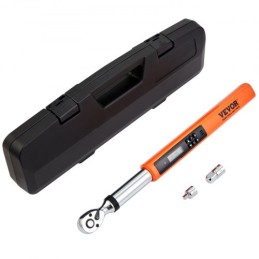 Digital Torque Wrench, 3/8" Drive Electronic Torque Wrench, Torque Wrench Kit 3.7-37ft.lb/5-50n.m Torque Range Accurate to Â±2%,