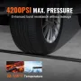 Pressure Washer Hose, 30.5m, 6.35mm Kink Free M22-14mm Brass Thread Replacement For Most Brand Pressure Washers, 19mm Bending Ra