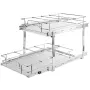 2 Tier 13 "W X 21" D Træk kabinetarrangør, kraftigt