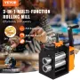 Rullende mølle, 2,95 "/75 mm smykker rullende mølle maskine, 1:
