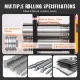 Rolling Mill, 2.95"/75 mm Jewelry Rolling Mill Machine, 1: 2 Gear Ratio, 3-in-1 Multi-function Rolling Mill, 0.03-6.5mm Press Th