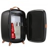 Mini Fridge, 6L/8 Cans Compact Personal Fridge, AC/DC Portable Thermoelectric Cooler and Warmer Refrigerators, Skincare Fridge
