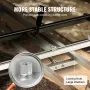 Chainsaw Mill and Rail Mill Guide System, Portable Sawmill 36 cm-91 cm Guide Bar, 2.74 m Aluminum Saw Milling Rail Guide with Ch