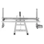 Chainsaw Mill and Rail Mill Guide System, Portable Sawmill 36 cm-91 cm Guide Bar, 2.74 m Aluminum Saw Milling Rail Guide with Ch