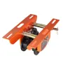 Electric Hoist Manual Trolley, 499 kg/0.5 Ton Capacity for PA200 PA250 PA300 PA400 PA500, Push Beam Trolley with Dual Wheels, 6 