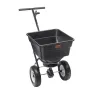 Spreder, 100 lb walk-behind græsspreder med 12" hjul