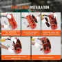 Electric Hoist Manual Trolley, 998 kg/1 Ton Capacity for PA200 PA250 PA300 PA400 PA500, Push Beam Trolley with Dual Wheels, 6.8 
