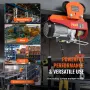 Electric Hoist Manual Trolley, 998 kg/1 Ton Capacity for PA200 PA250 PA300 PA400 PA500, Push Beam Trolley with Dual Wheels, 6.8 