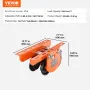 Electric Hoist Manual Trolley, 2200 lbs/1 ton kapacitet til