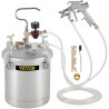Kommerciel paint Trykstank 2,5 gallon Trykpotte Tank 10L Tryk Paint Pot Feed Spray Gun 1,5 mm Dysmaling Sprayer