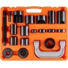 Ball Joint Press Kit, 21 pcsTool Kit, C-press Ball joint Remove and Install Tools, for Most 2WD and 4WD Cars, Heavy Duty Ball
