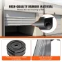 Garage Door Seals Bottom Rubber, U Shape +O Ring Combination Garage Door Bottom Weather Seal, 3.05 m Weatherproofing Garage Door