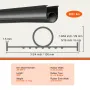 Garage Door Seals Bottom Rubber, U Shape +O Ring Combination Garage Door Bottom Weather Seal, 6.1 m Weatherproofing Garage Door 