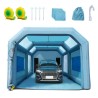 Inflatable Spray Booth Car Paint Tent 28x16x11ft Filter System 2 Blowers