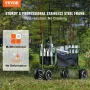 Strandfiskevogn, 300 kg belastningskapacitet, sammenfoldelig