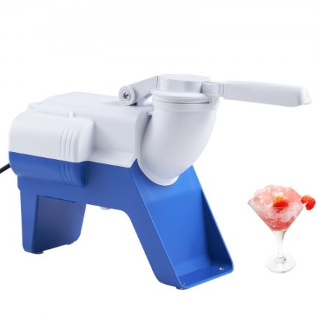 Electric Ice Crusher Machine 176 lbs/HR Snow Cone Maker Shaved Ice 180W