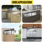 Outdoor Kitchen Drawers 30\" W x 10\"" H x 20\"" D, Horizontal Double BBQ Access Drawers Stainless Steel with Handle, BBQ Island