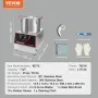 Foodprocessor og grøntsagschopper 750W 7 kvart blender af