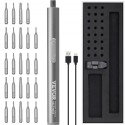 Mini Electric Screwdriver Rechargeable Repair Tool Set 24 Magnetic Bits